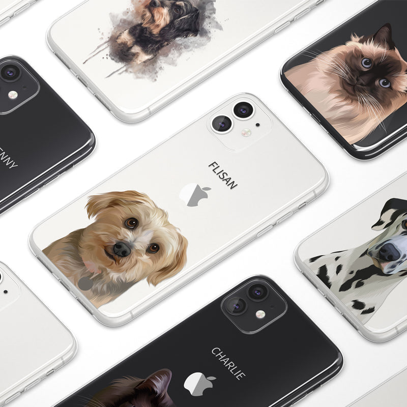 Phone case with your pets